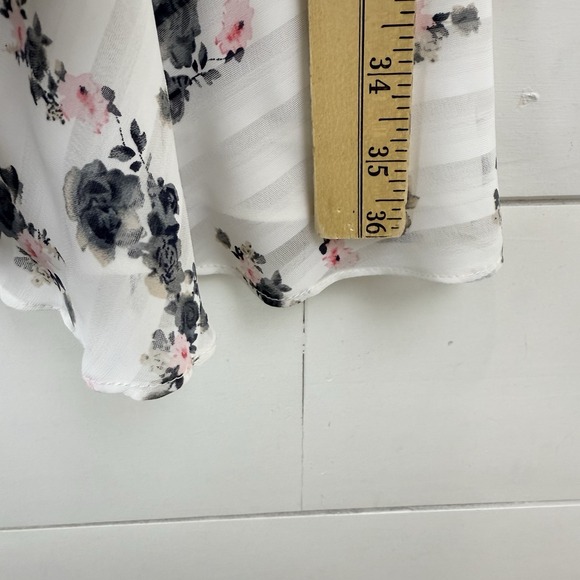 ELLIATT BLOOM DRESS FLORAL MINI Women Medium One Shoulder Ruffle Spring Revolve - Picture 12 of 13